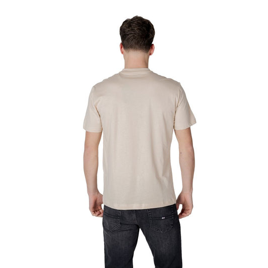 EA7 Emporio Armani Weißes Baumwoll-T-Shirt