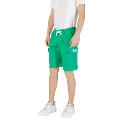 Icon Green Cotton Bermuda