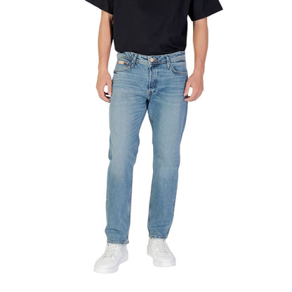 Jack Jones Blue Cotton Skinny Jean
