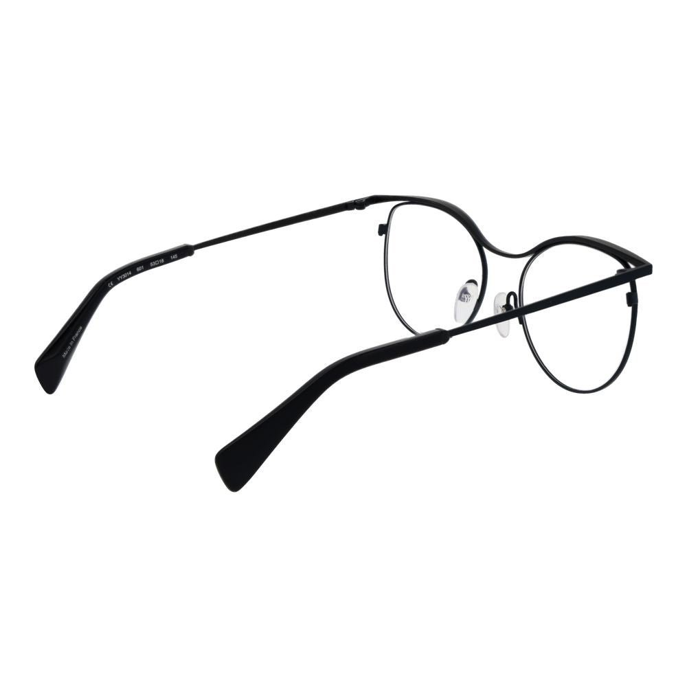 Yohji Yamamoto Schwarze Damen-Brillenfassung
