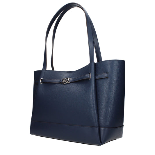 Michael Kors Blaue Schultertaschen aus Leder