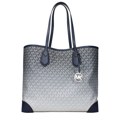 Michael Kors – Schultertaschen aus blauem Stoff