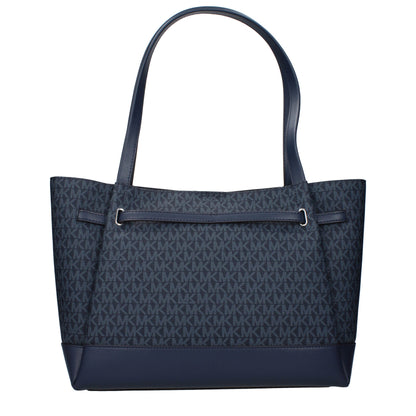 Michael Kors – Schultertaschen aus blauem Stoff