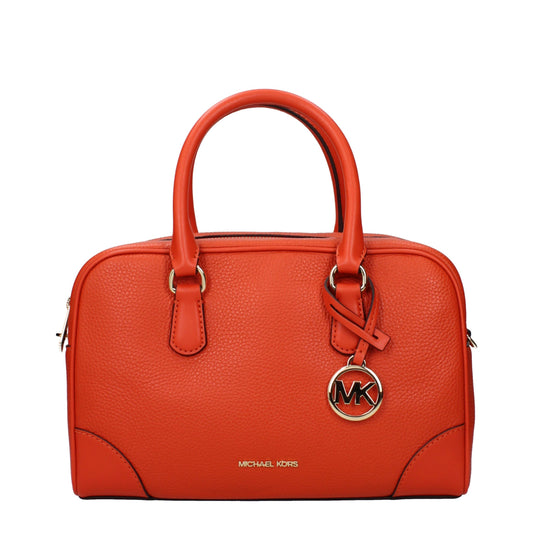 Michael Kors Orange Lederhandtaschen