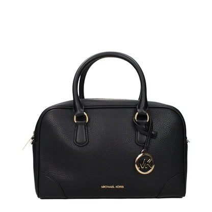 Michael Kors Schwarze Lederhandtaschen