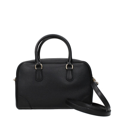 Michael Kors Schwarze Lederhandtaschen