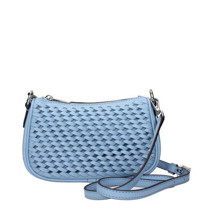 Michael Kors Hellblaue Lederhandtaschen