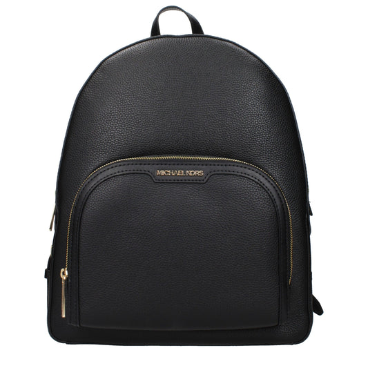 Michael Kors Schwarze Lederrucksäcke
