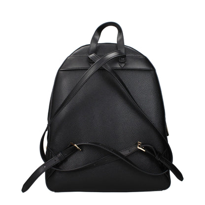 Michael Kors Schwarze Lederrucksäcke