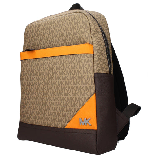 Braune Stoffrucksäcke von Michael Kors