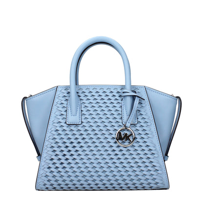 Michael Kors Hellblaue Lederhandtaschen