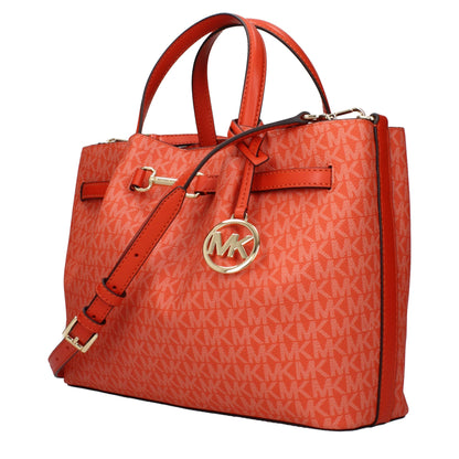 Michael Kors – Orangefarbene Stoffhandtaschen