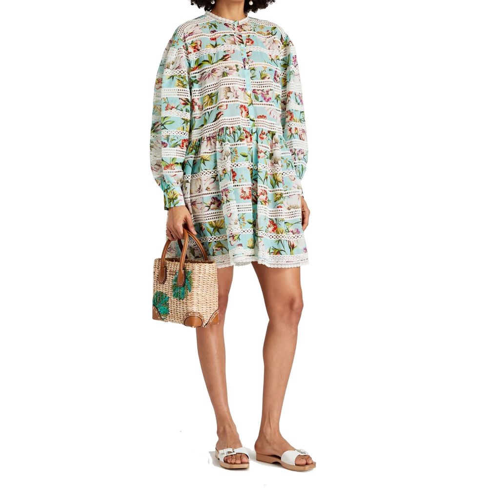 Dolce &amp; Gabbana Kleid mit Blumendruck