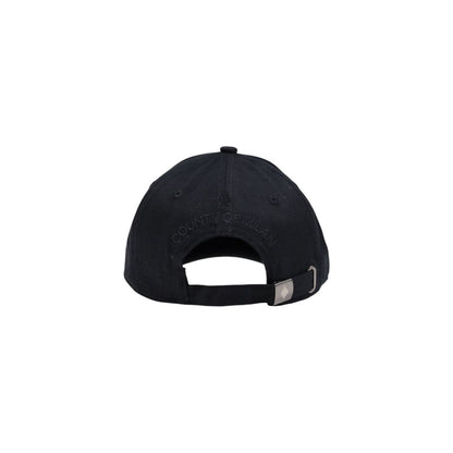 County of Milan Black Cotton Cap (Baseball Hat)