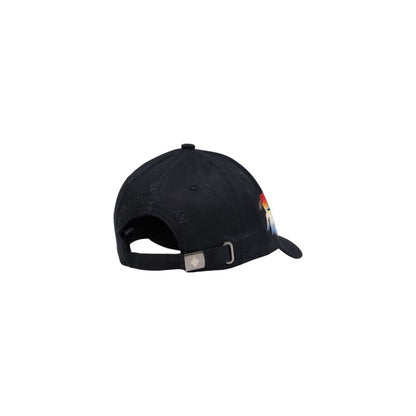 County of Milan Black Cotton Cap (Baseball Hat)