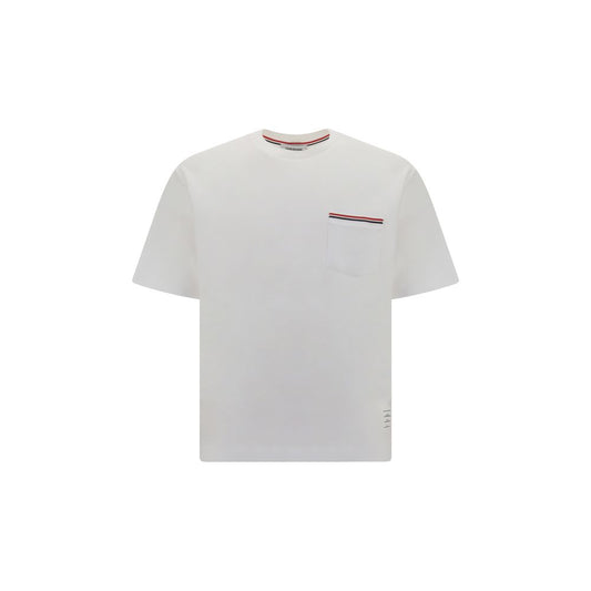 Thom Browne White Cotton T-Shirt