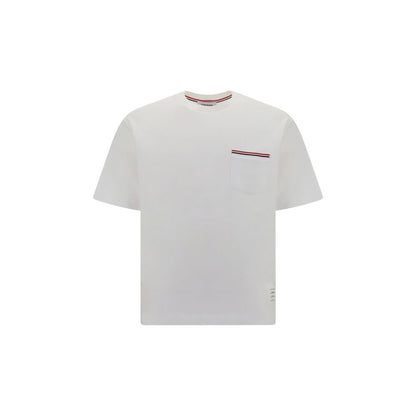 Thom Browne White Cotton T-Shirt