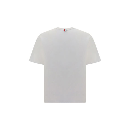 Thom Browne White Cotton T-Shirt