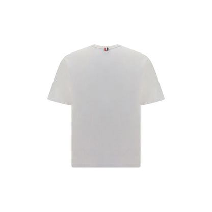 Thom Browne White Cotton T-Shirt