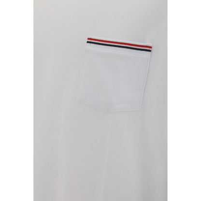 Thom Browne White Cotton T-Shirt