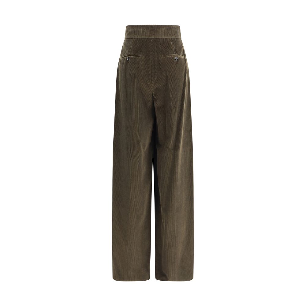 Max Mara Samthose mit weitem Bein
