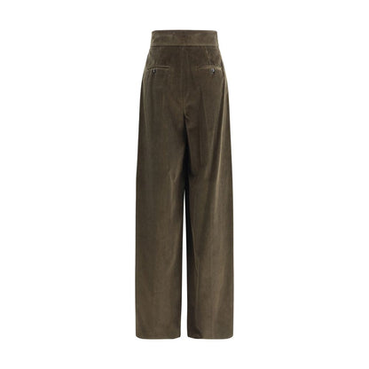 Max Mara Samthose mit weitem Bein