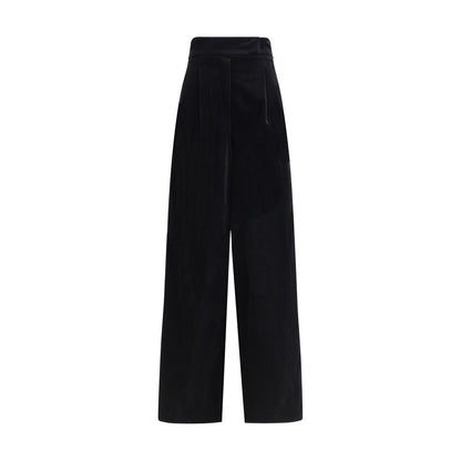 Max Mara – Samthose mit weitem Bein