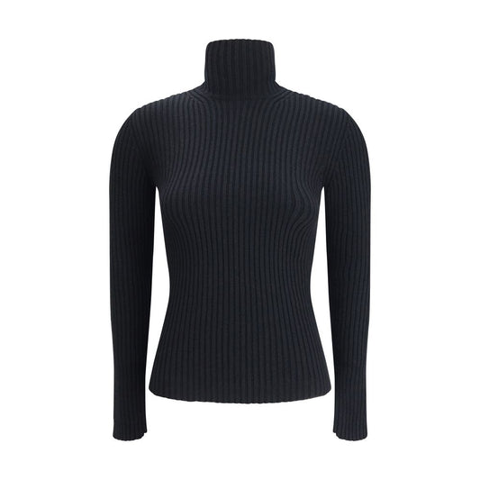 Max Mara Geripptes Langarm-T-Shirt