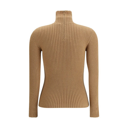 Max Mara Geripptes Langarm-T-Shirt