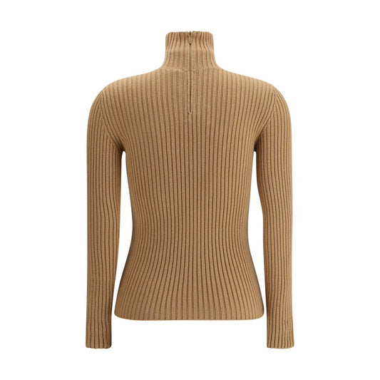 Max Mara Geripptes Langarm-T-Shirt