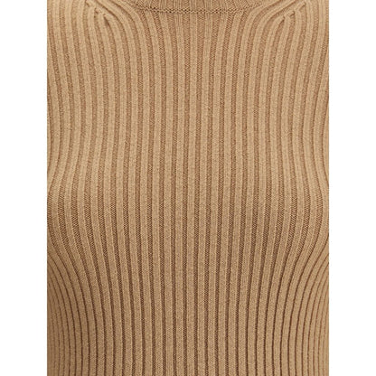 Max Mara Geripptes Langarm-T-Shirt