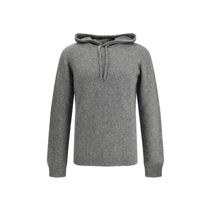 Roberto Collina Gray Cashmere Hoodie