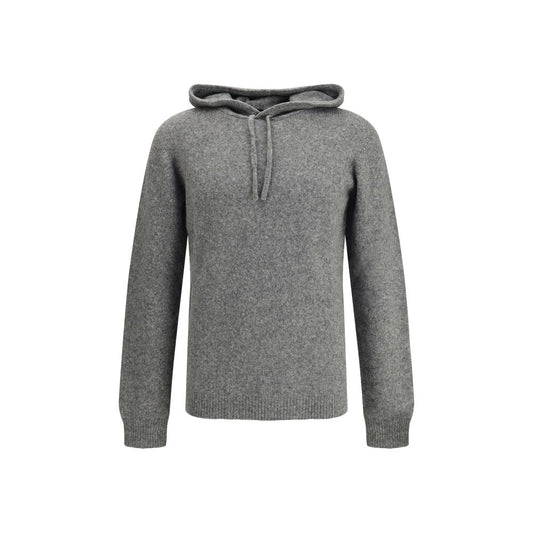 Roberto Collina Gray Cashmere Hoodie