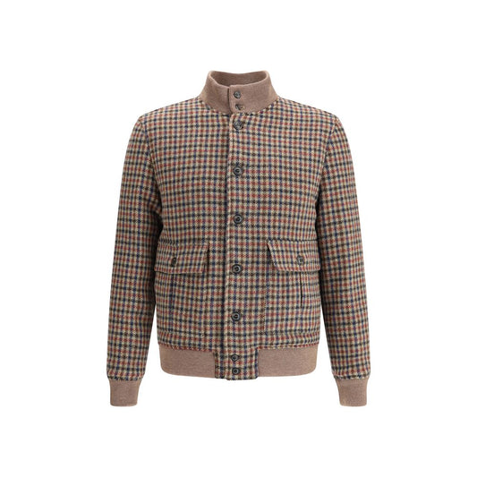 Valstarino-Jacke aus Prince of Wales-Lammwolle