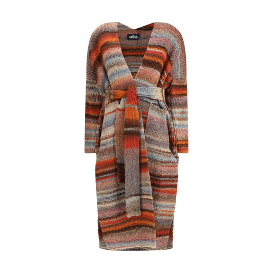 Ella Langer Pullover mit Gürtel