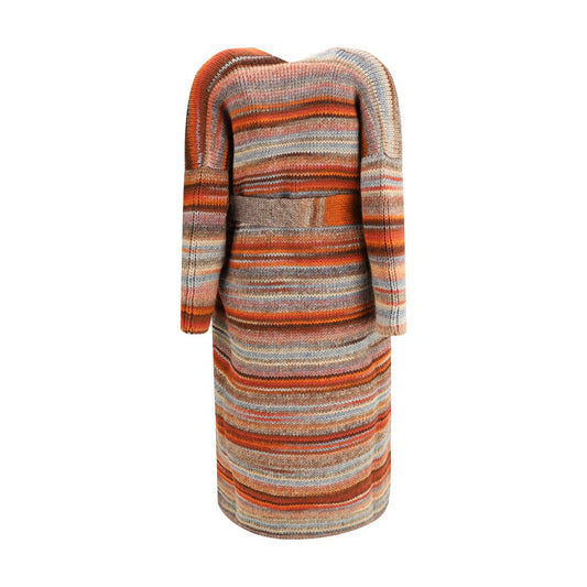 Ella Langer Pullover mit Gürtel