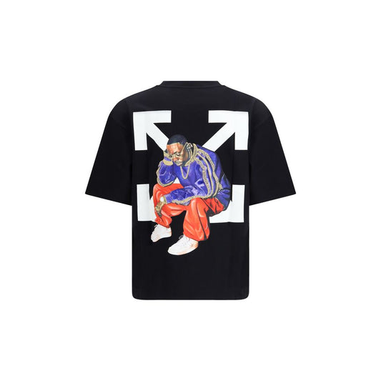Off-White Black Cotton T-Shirt