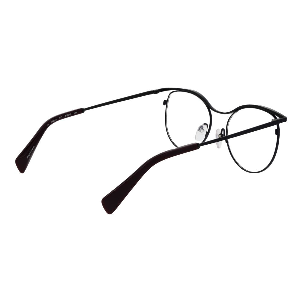 Yohji Yamamoto Schwarze Damen-Brillenfassung