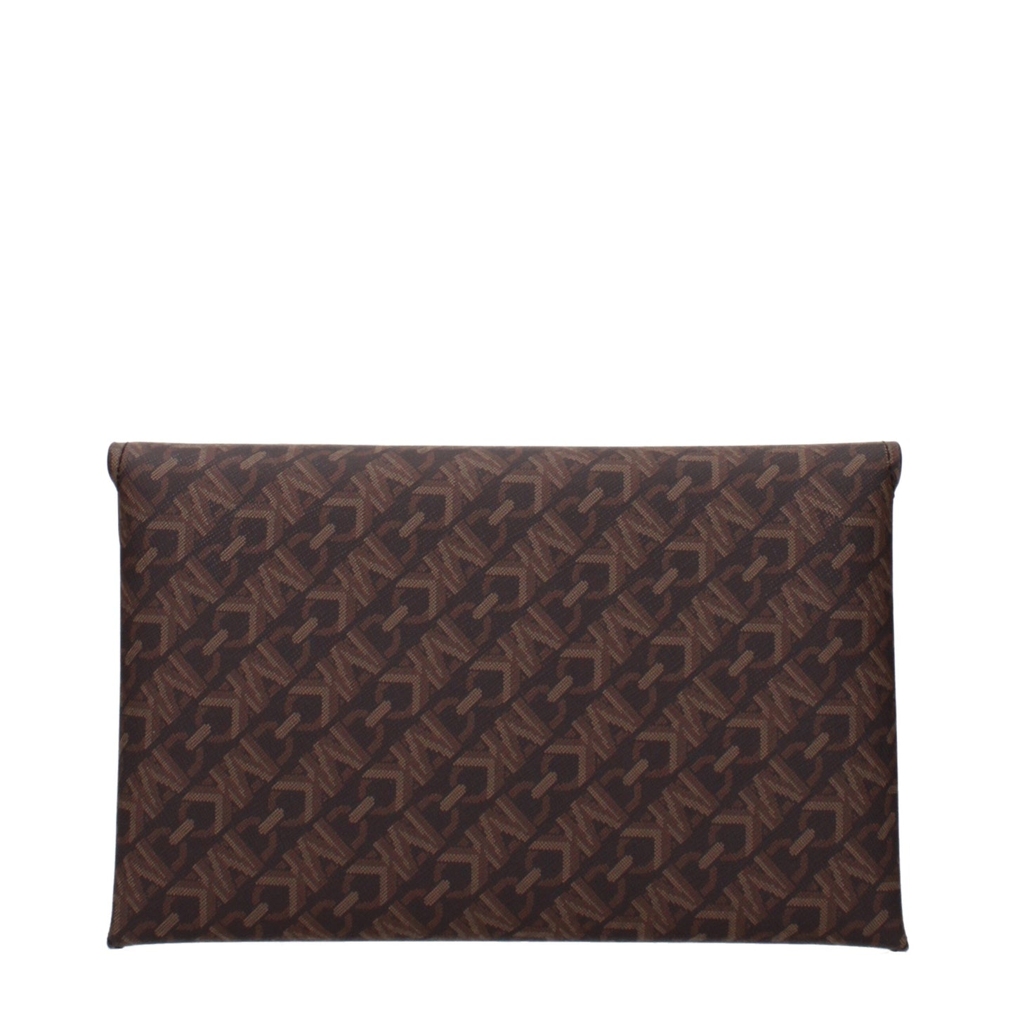 Michael Kors Clutch-Tasche aus braunem Stoff