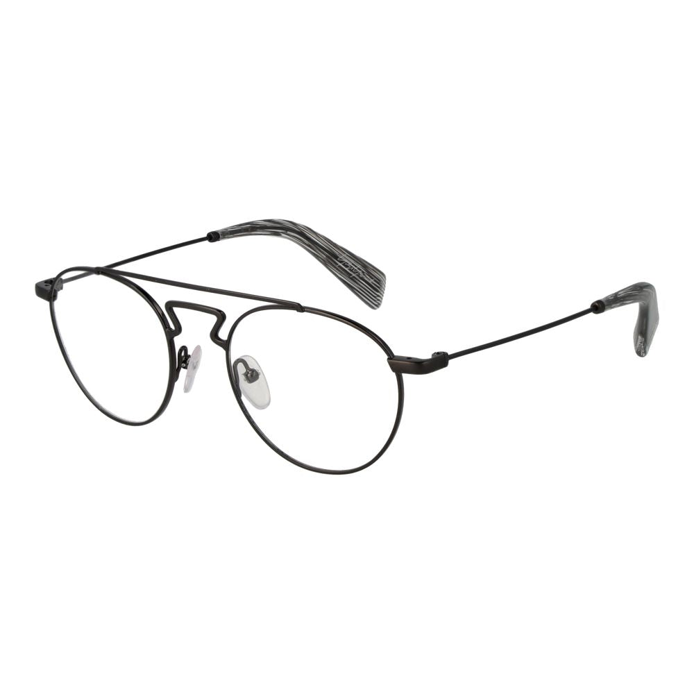 Yohji Yamamoto Schwarze Herren-Brillenfassung