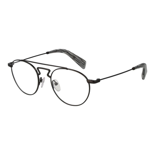 Yohji Yamamoto Schwarze Herren-Brillenfassung