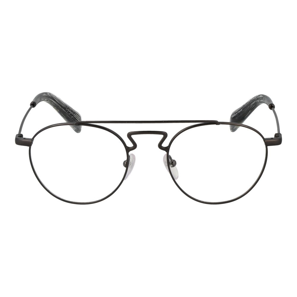 Yohji Yamamoto Schwarze Herren-Brillenfassung