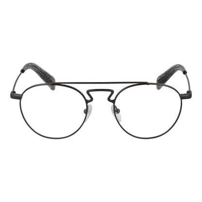 Yohji Yamamoto Schwarze Herren-Brillenfassung