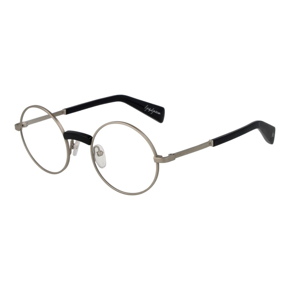 Yohji Yamamoto Silberfarbenes Unisex-Brillengestell
