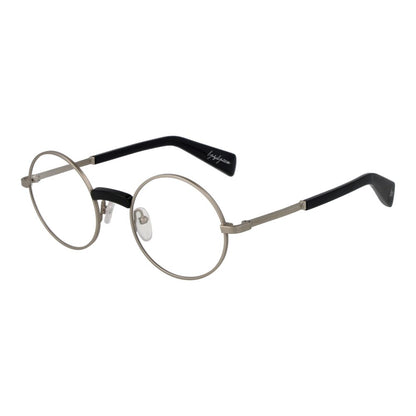 Yohji Yamamoto Silberfarbenes Unisex-Brillengestell