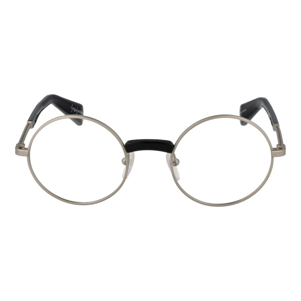 Yohji Yamamoto Silberfarbenes Unisex-Brillengestell