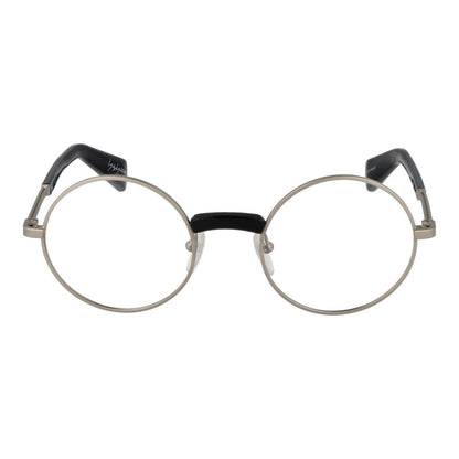 Yohji Yamamoto Silberfarbenes Unisex-Brillengestell