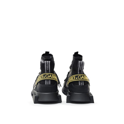Dolce &amp; Gabbana – Schwarzer High-Top aus technischem Material