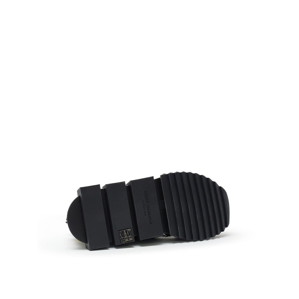 Dolce &amp; Gabbana – Schwarzer High-Top aus technischem Material
