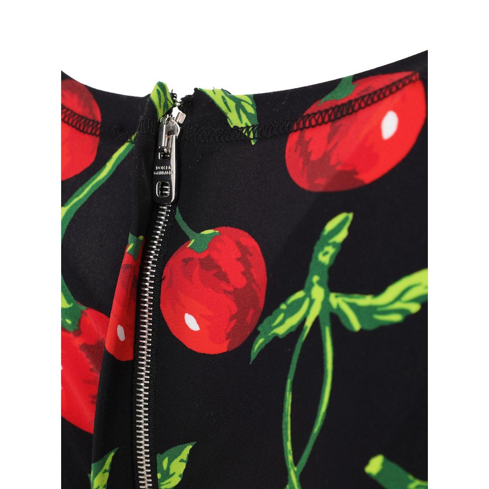 Dolce & Gabbana Bicolor Polyamide Short Dress